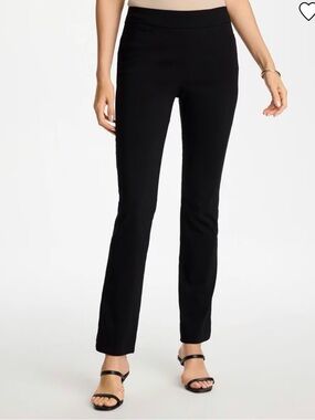 Chico's Brigette Embossed Animal Print Straight-Leg Pants